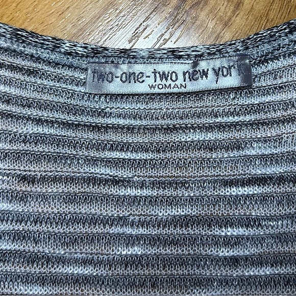 Gray Open-Front Cardigan Sweater - Picture 3 of 7